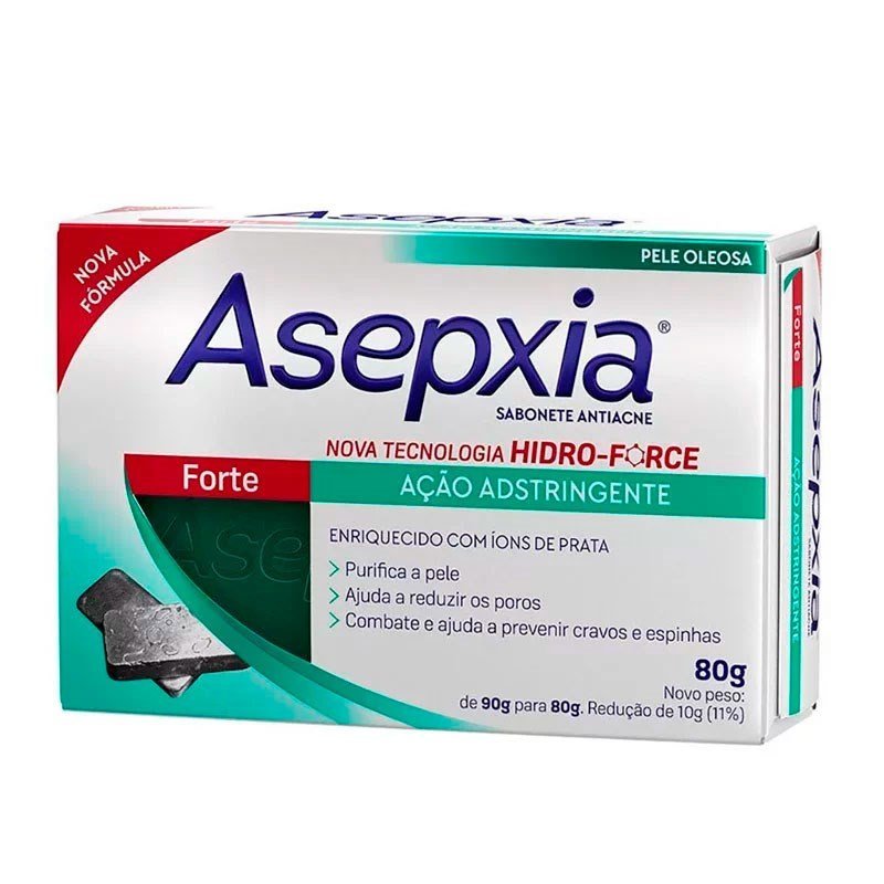 Sabonete Asepxia Fórmula Forte Ação Adstringente 80g em Oferta na Shopee