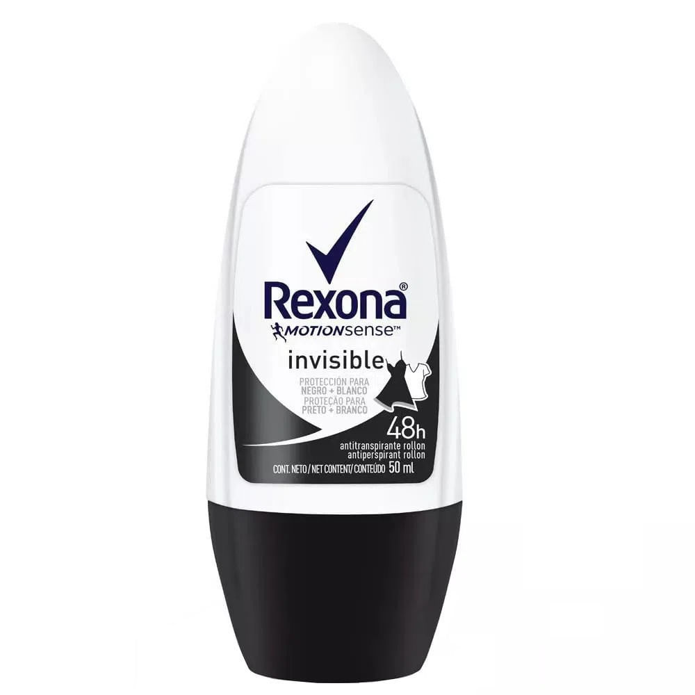 Desodorante Roll On Rexona Invisible Feminino 50ml em Oferta na Shopee