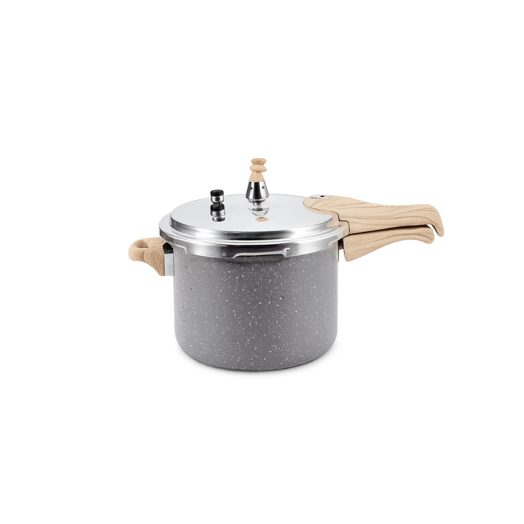 Panela de pressão 4,5l dark grey oster em Oferta na Shopee
