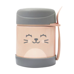 Pote Térmico Com Talher Buba Gumy Pêssego 320ml