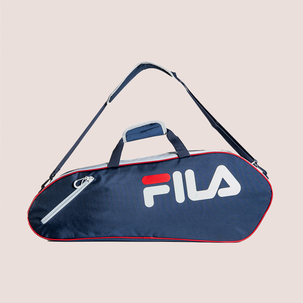 Raqueteira Fila Pomezia 27,6L com Porta Raquete e Bolso com Zíper