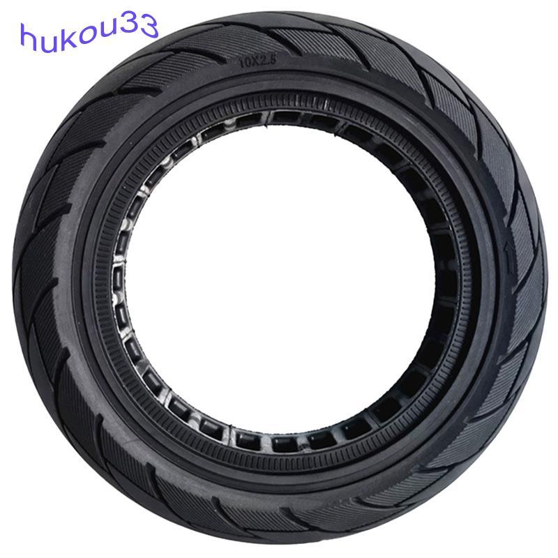 10X2.50-6.5 Pneu Sólido Oco MAX G30 Scooter Elétrico 60/70 Favo De Mel Preto 1100G Peças De Reposição Acessórios