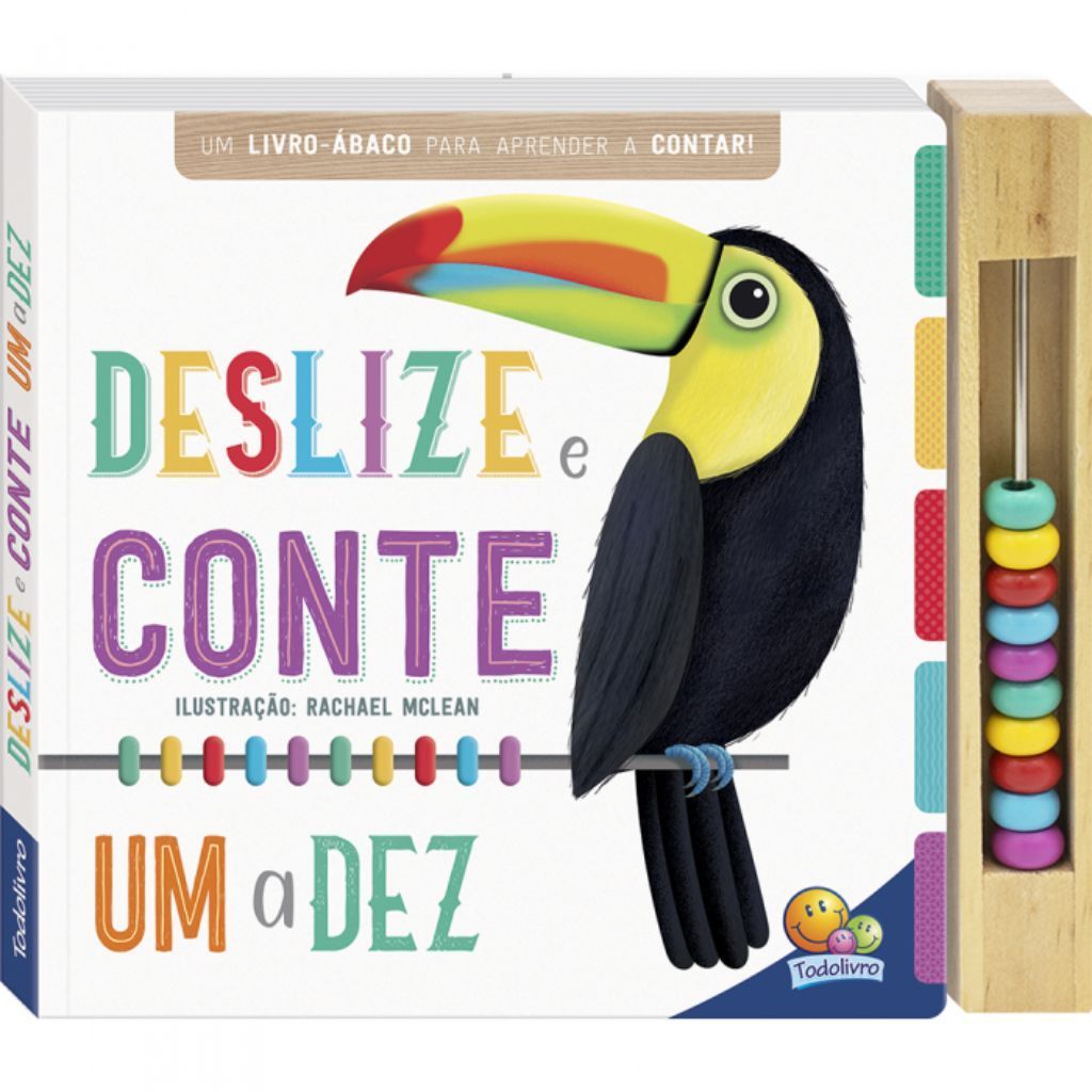 Primeiros Conceitos - Aprenda Com Abaco: Deslize E Conte Um