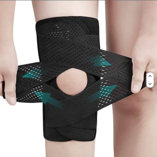 Joelheira Leve Respirável  Alívio Da Dor Ajustável Laterais Proteção Para Esportes Compressão Fitness tamanho unico em Oferta na Shopee