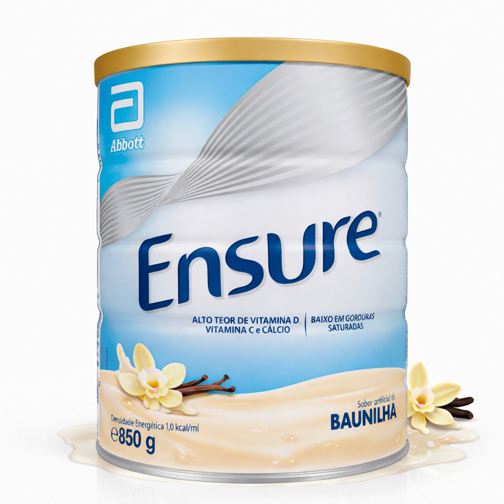 Suplemento Alimentar Ensure Em Pó Sabor Baunilha 850g em Oferta na Shopee