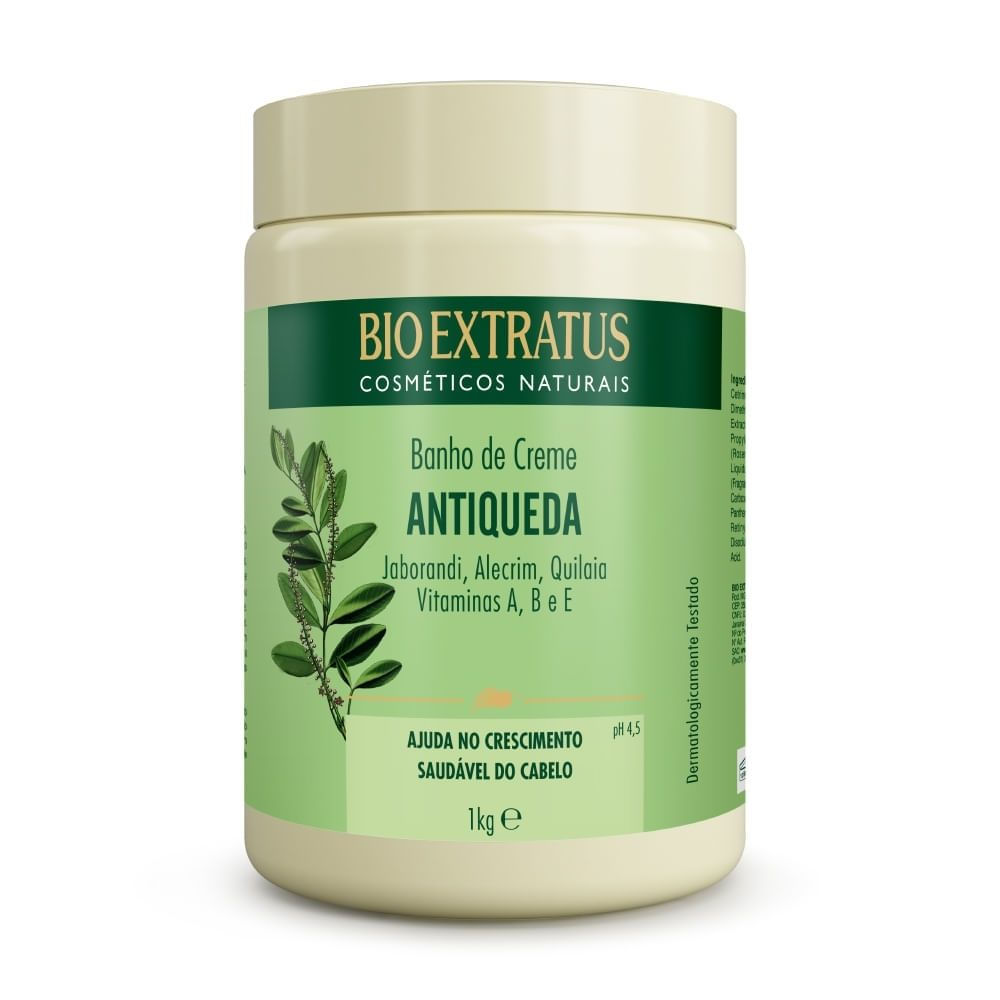 Creme de Tratamento Bio Extratus Banho de Creme Jaborandi 1kg em Oferta na Shopee
