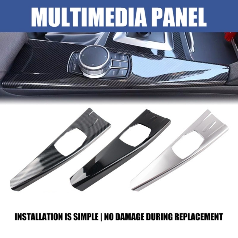 Estone Premium ABS Console Central Adesivo Para F30 F34 4 F32 F36 2013-2017 Interior Do Carro Multimídia Painel Capa Gua