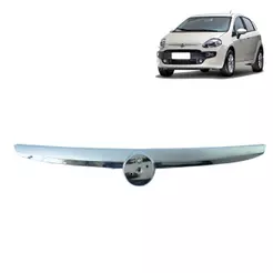 Grade Friso Cromado Radiador Fiat Punto 2013 2014 2015 2016 S/ Emblema