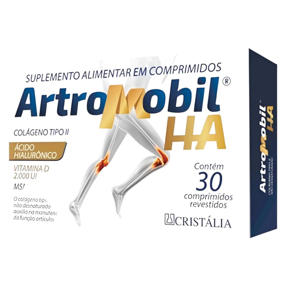 ArtroMobil HA 30 Comprimidos - Cristália em Oferta na Shopee
