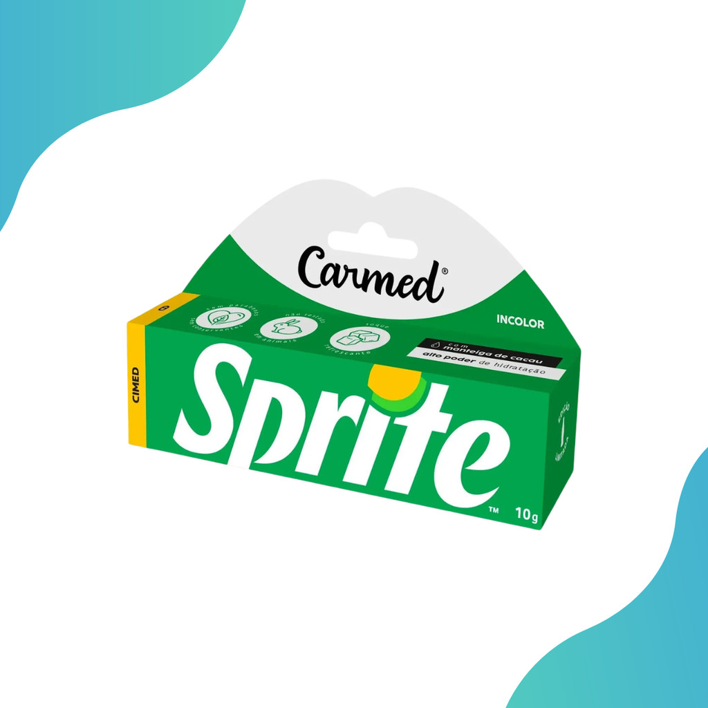 Carmed Sprite Hidratante Labial 10g Lançamento Carmed Sprite Hidratante Labial 10g Lançamento