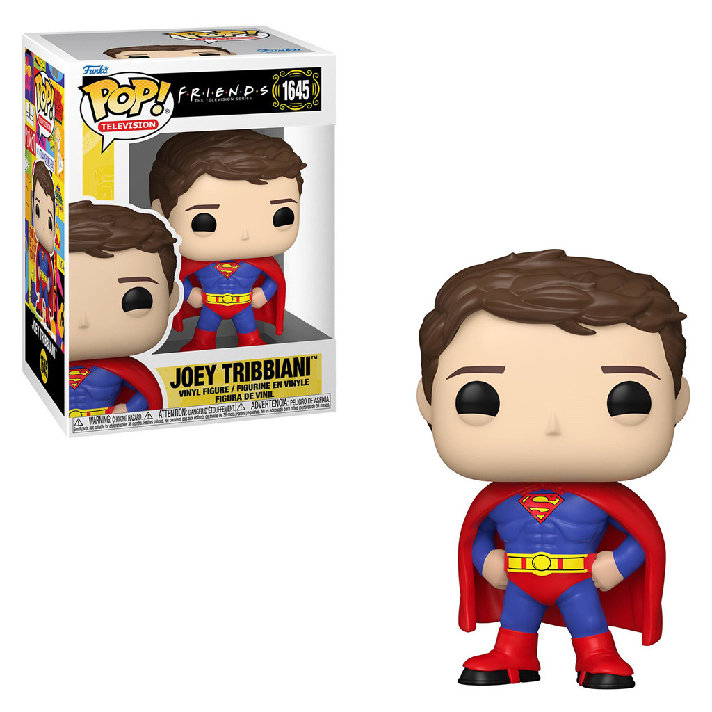 FUNKO POP TELEVISION FRIENDS JOEY TRIBBIANI IN SUPERMAN#1645