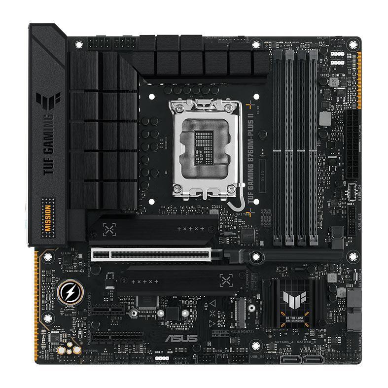 Placa Mae Asus TUF Gaming B760M-PLUS II, DDR5, Socket LGA 1700, M-ATX, Chipset Intel B760