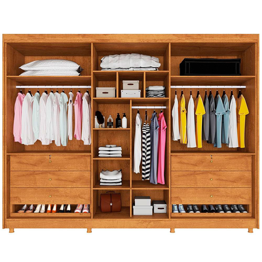 Guarda-Roupa Casal Europa Palermo com 6 Portas e 6 Gavetas · foto 2