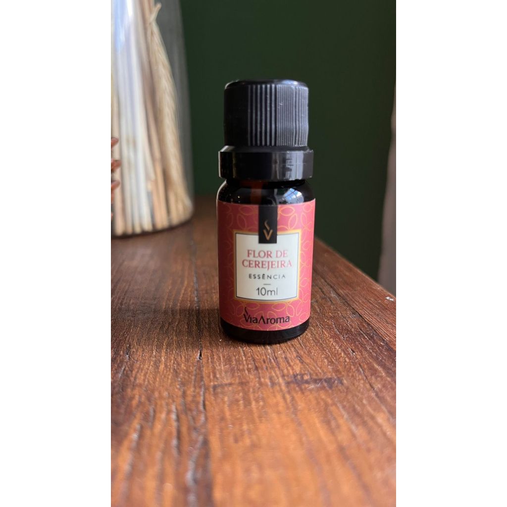 Essências Em Óleo Flor De Cerejeira Para Aromatizador E Difusor De Ambiente Via Aroma 10ml Original