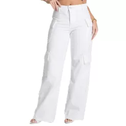 Calça Sarja Sawary Wide Leg - 282391