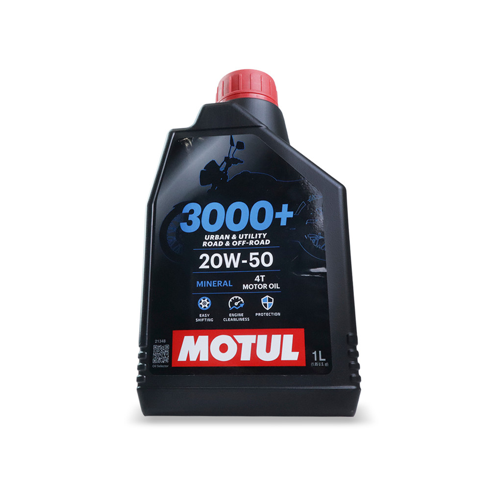 Óleo Motul P/ Motor 3000+ 20W50  Mineral Premium 4T 1L Moto