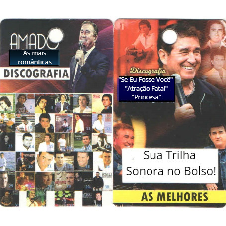 Play Drive Personalizado -  Amado Batista