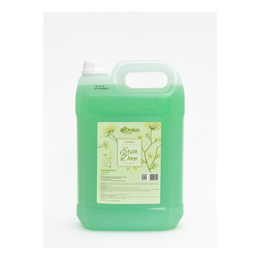 SABONETE LIQUIDO 5 LITROS ERVA DOCE DRYKON
