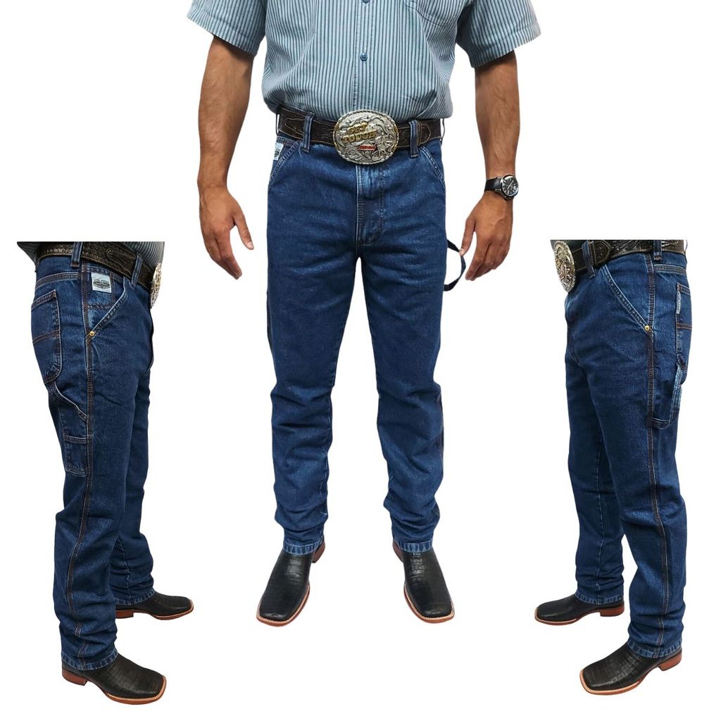 Calça Jeans King Farm Carpinteira Gold Utility Fit 100% Algodão