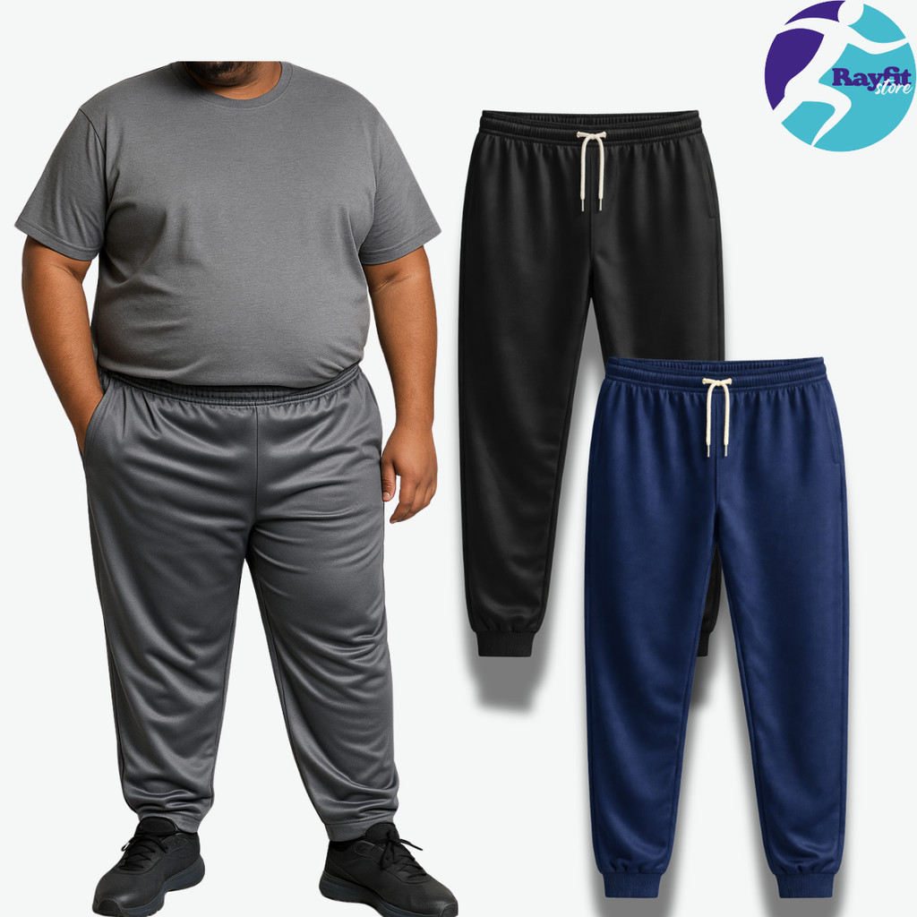 Kit 2 Calças Masculinas Plus Size Forradas - Premium G1 ao G3 em Oferta na Shopee