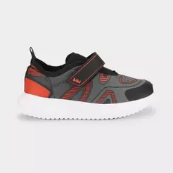 Tênis Infantil Bibi Flash Cinza com Vermelho