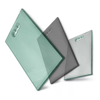 TABUA DE CORTA CARNE INQUEBRAVEL VIDRO 8MM LAPIDADO 40x25 em Oferta na Shopee