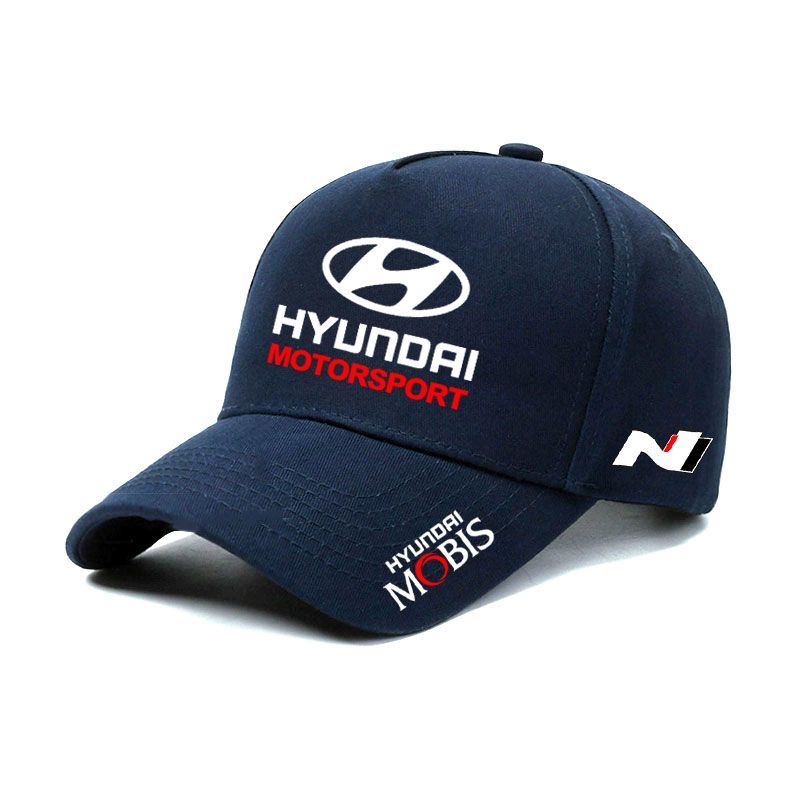 Hyundai Motorsport WRC N HUYNDAI Boné De Beisebol Para Viagem Ao Ar Livre Bico De Pato Ajustável