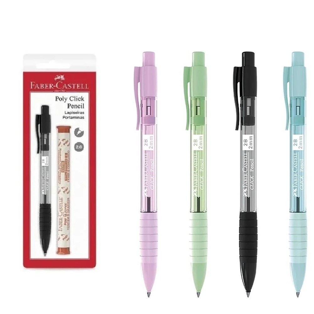 Lapiseira Faber 2.0 Blister C/1 lapiseira + 1 Grafite em Oferta na Shopee