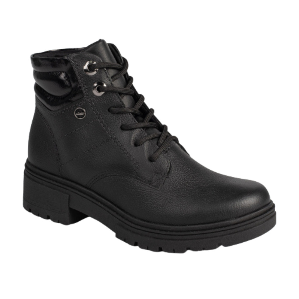 Bota Coturno Feminino Dakota Com Cadarço Solado Tratorado Estilosa Dia a Dia Confortável Original