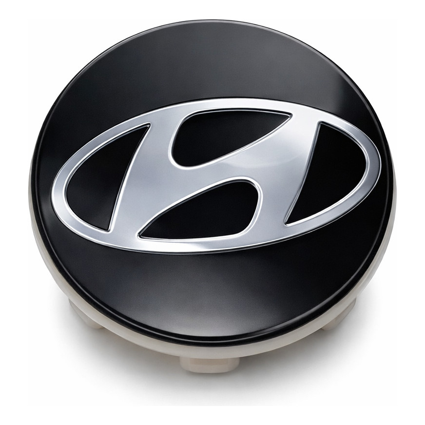 Calota Calotinha Miolo Centro Meio Roda Hyundai I30 Preto