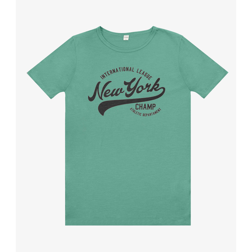 Camiseta Adulto Masculino em Meia Malha Rovitex Verde