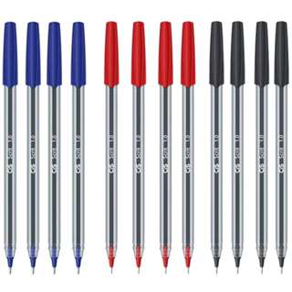 Kit Canetas Esferográficas Scrit CIS 1.0mm Escrita Macia Ponta Agulha ENEM em Oferta na Shopee