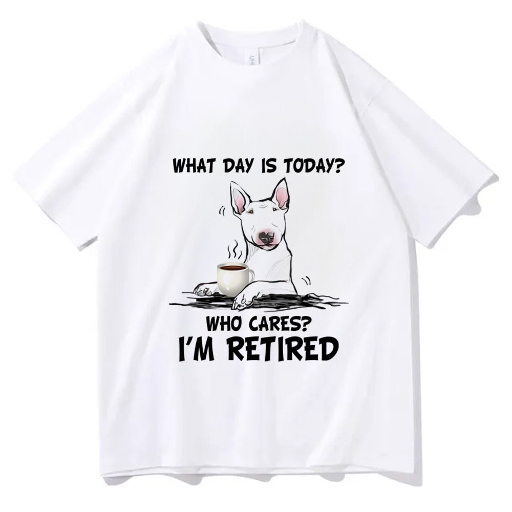 NICÃO STORE Bull Terrier Camisa Adolescente harajuku Punk 80s Estética Roupas Coreanas Camiseta anime hip hop Respirável