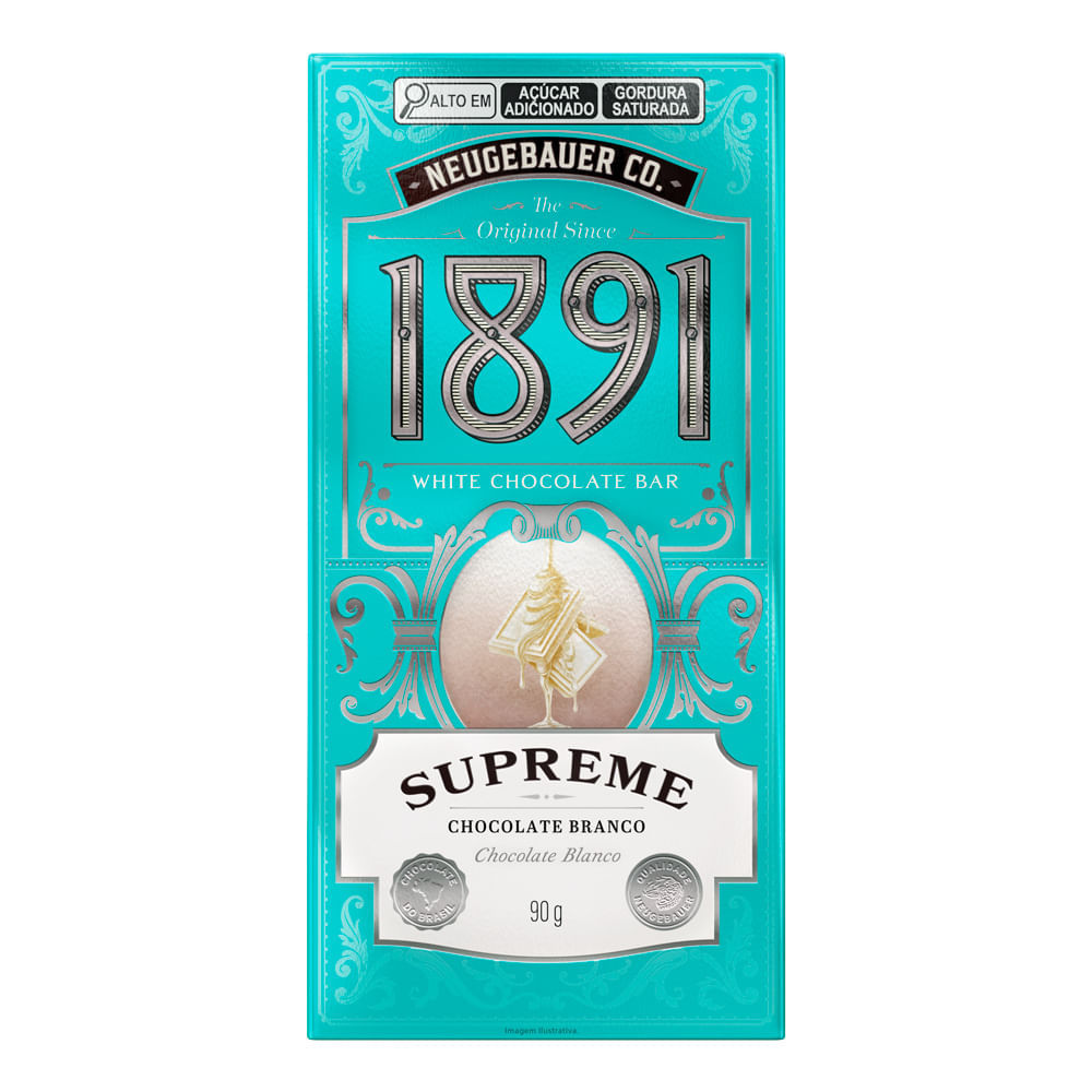 Chocolate Neugebauer CO. 1891 Supreme Branco 90g