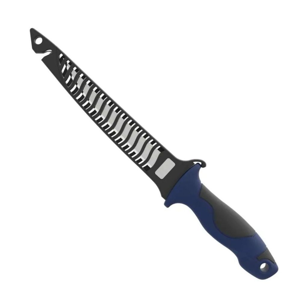 Faca Fileteira Pesca 6 15 Cm Aço Inox C/ Amolador Kala