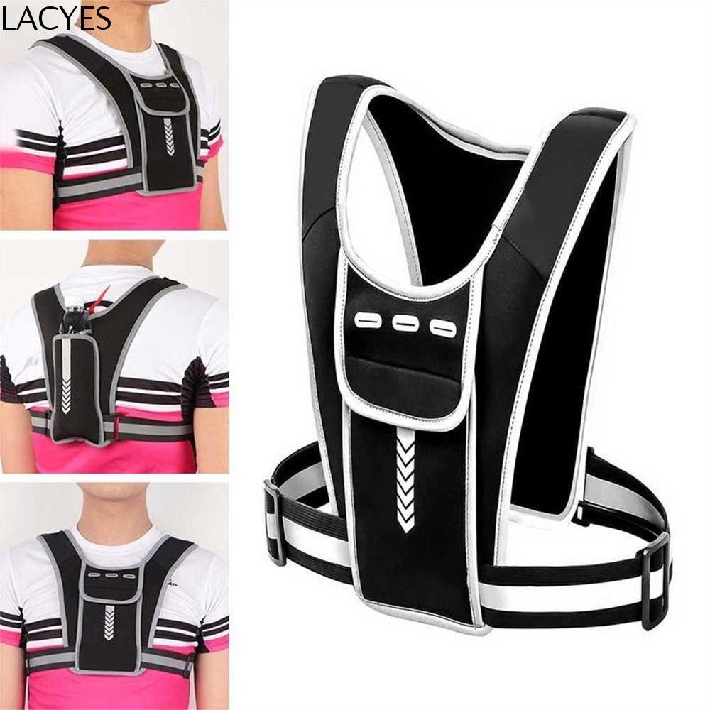 LACYES Colete De Corrida , Bolsa Para Cartões De Celular , Suporte Garrafa De Água Esportiva