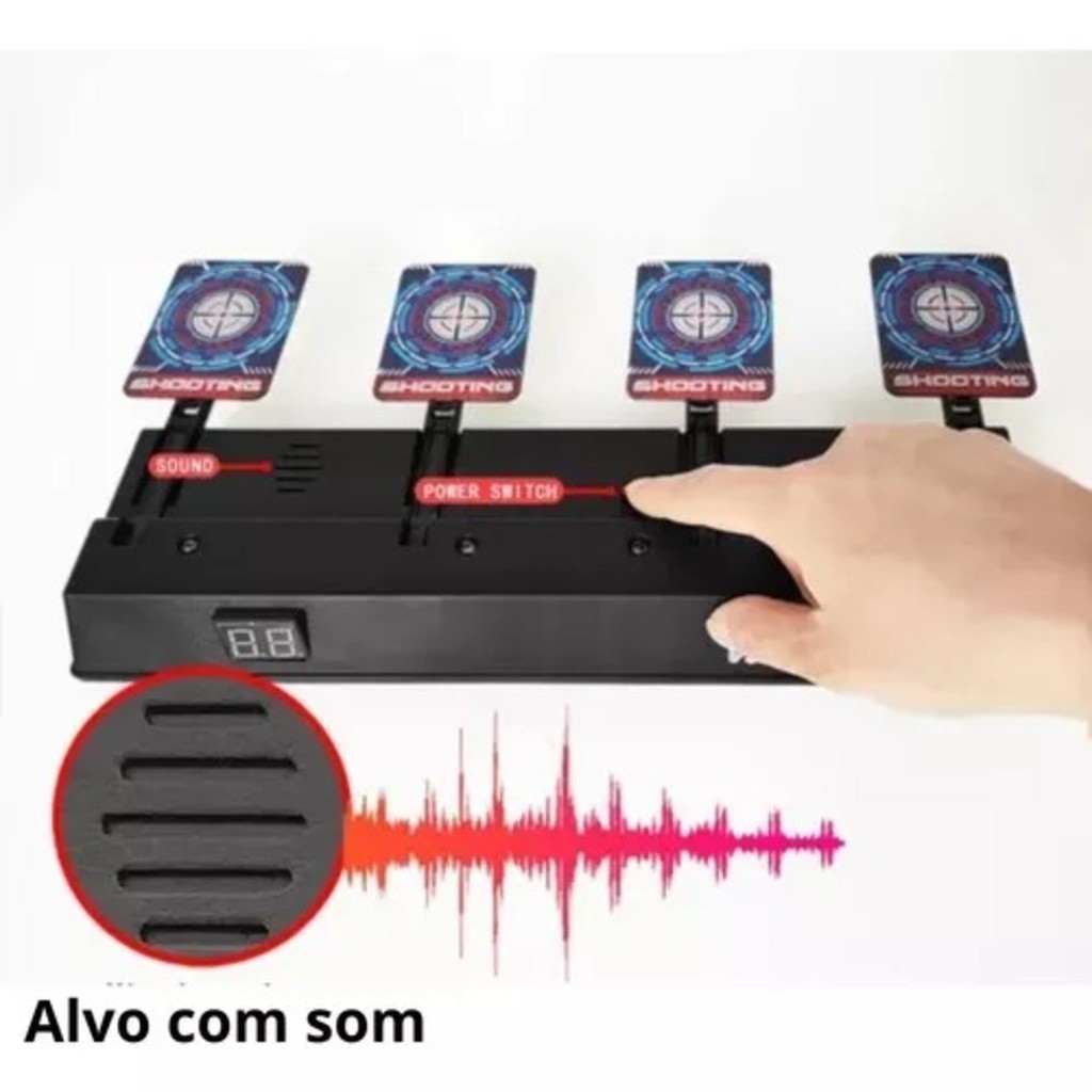 Jogo de alvo atirar no alvo alvo de pontuação eletronica