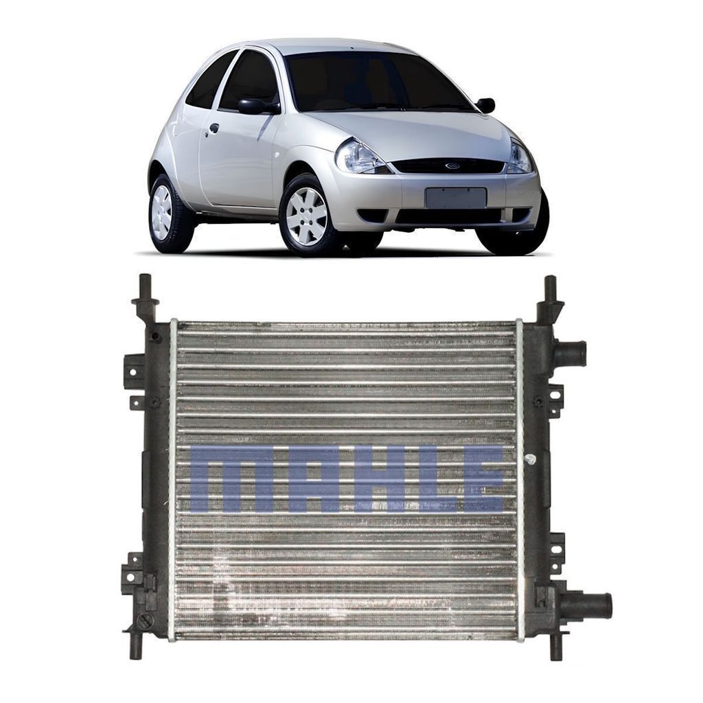 RADIADOR PARA KA 1.0 1.6 ZETEC ROCAM 2000/2007 SEM AR MAHLE CR 2162 CD FILIAL CAMPINAS