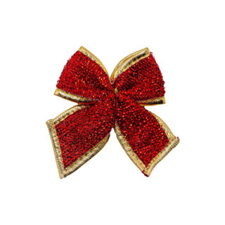 Laço de Natal Le Brilho Vermelho 10cm com 4 Unidades em Oferta na Shopee