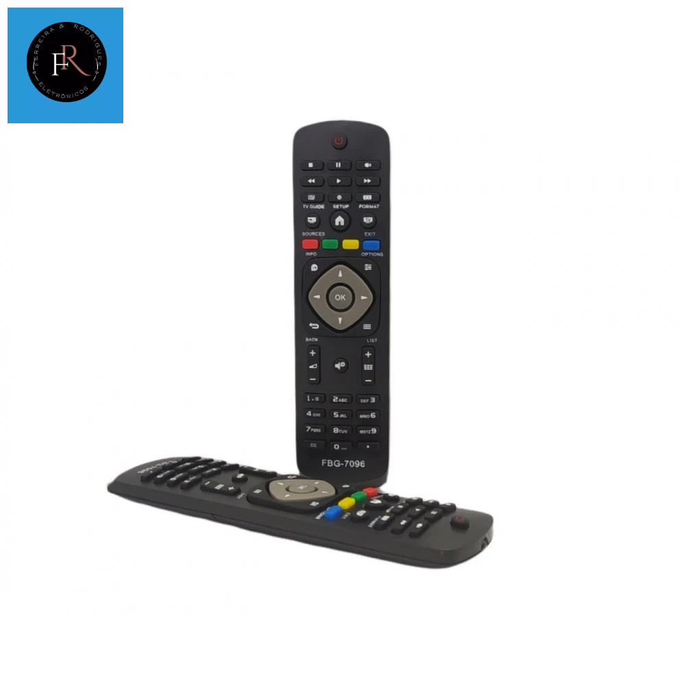Controle Remoto Compatível com Tv Philips Smart 4K LCD LED FBG-7096