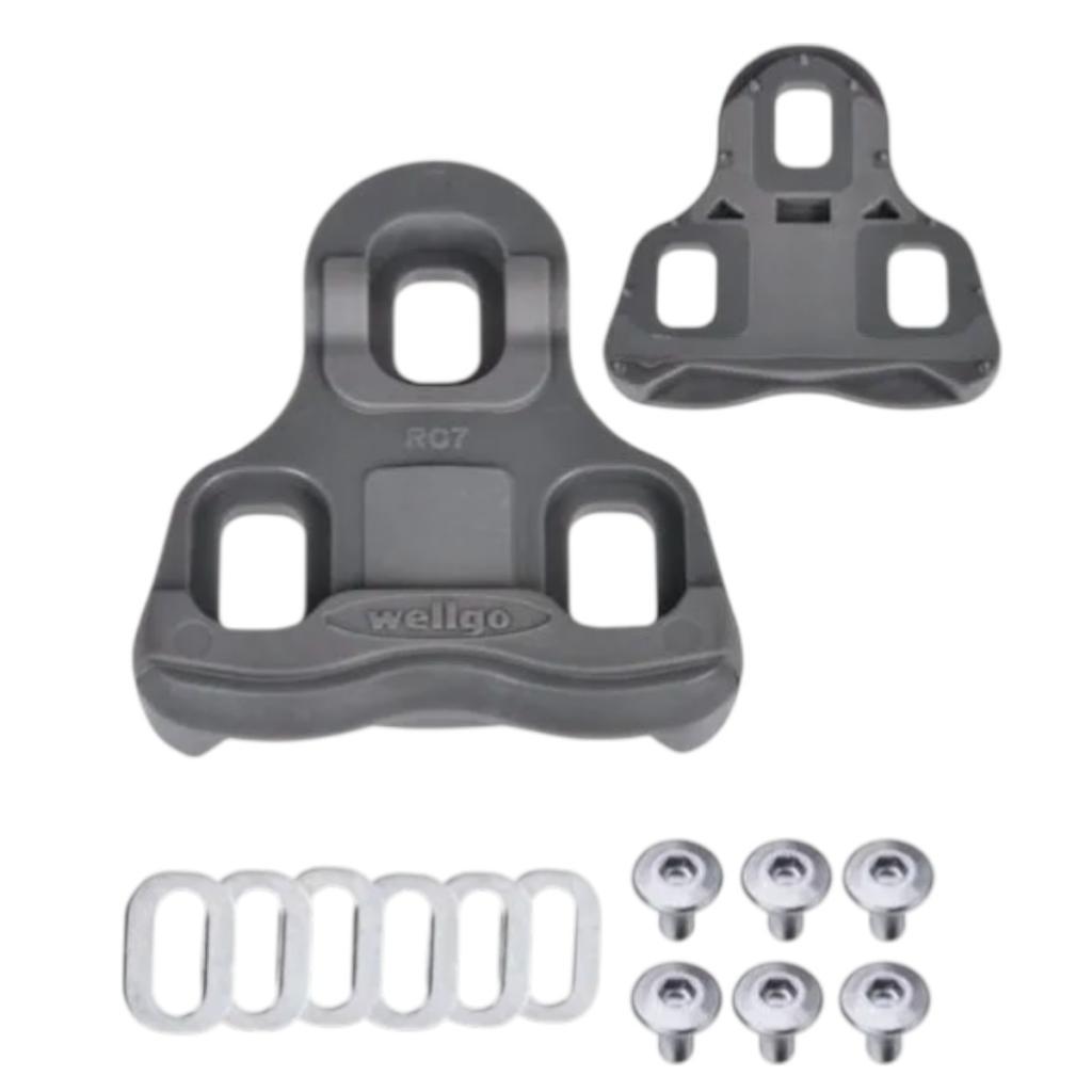 Taquinho Bike Speed Wellgo RC7 Look Kéo 9° Tacos Clip Pedal Road Original