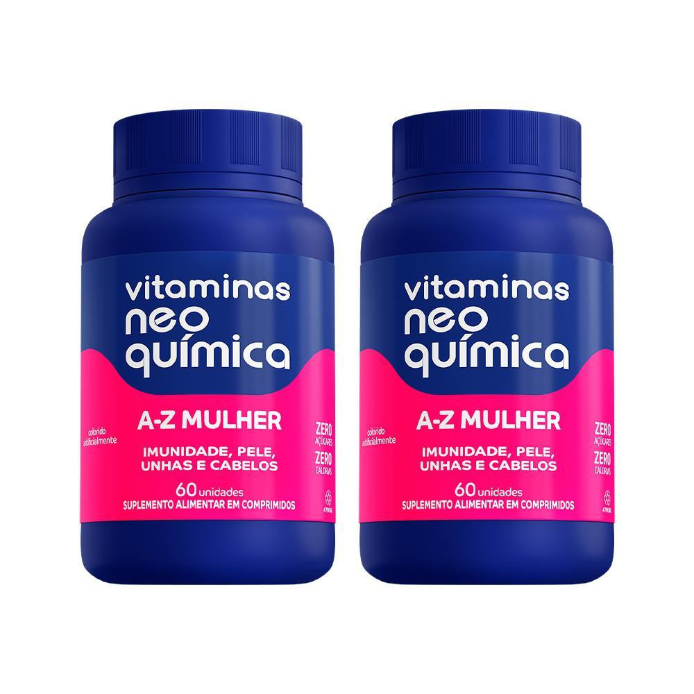 Kit c/2 Vitamina Neo Química Mulher - 60 Cpr