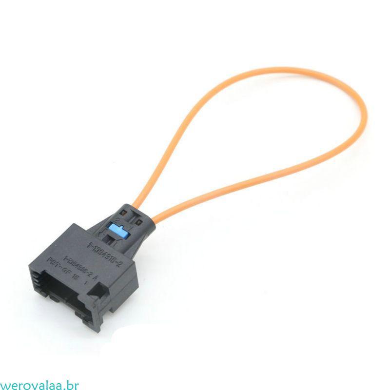 Weroyala Auto MOST Fibra Óptica Loop Bypass Feminino Masculino Kit Adaptador