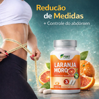 Laranja Moro 120 Cáps 500mg — Vitamina C  — Retenção e Medidas em Oferta na Shopee