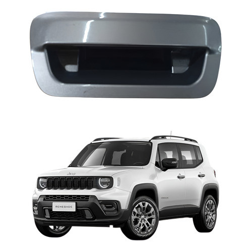 Macaneta Eletrica Tampa Traseira Jeep Renegade 2022 A 2025 Cinza Traseira