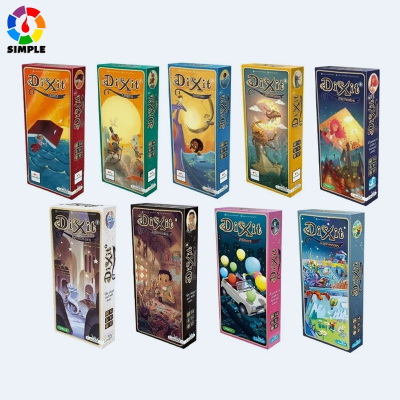 DIXIT Jogo De Cartas 84 Inglês Incluem Manual Festa Games