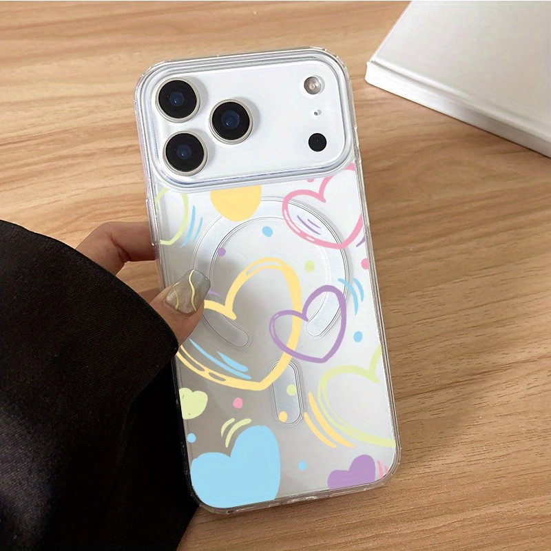 Capa para celular: Compatível com iPhone 17, Antichoque, Magnética, -Amarelecimento, -Risco, -Impressão Digital, Dissipa