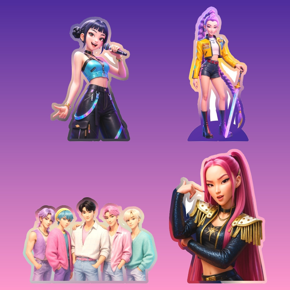 Kit de Display 4 de 20cm Festa Guerreiras em Oferta na Shopee