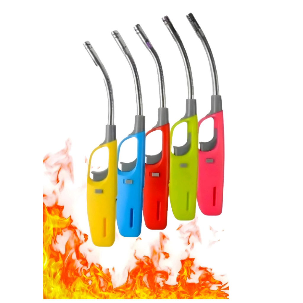 kit 1/2 Acendedor de fogão com haste flexível recarregável modelo aleatorio em Oferta na Shopee