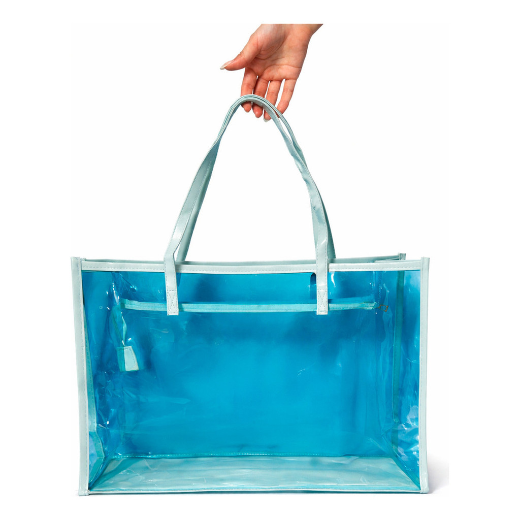 Bolsa Sacola Amarela Para Praia Piscina Com Necessaire Verão
